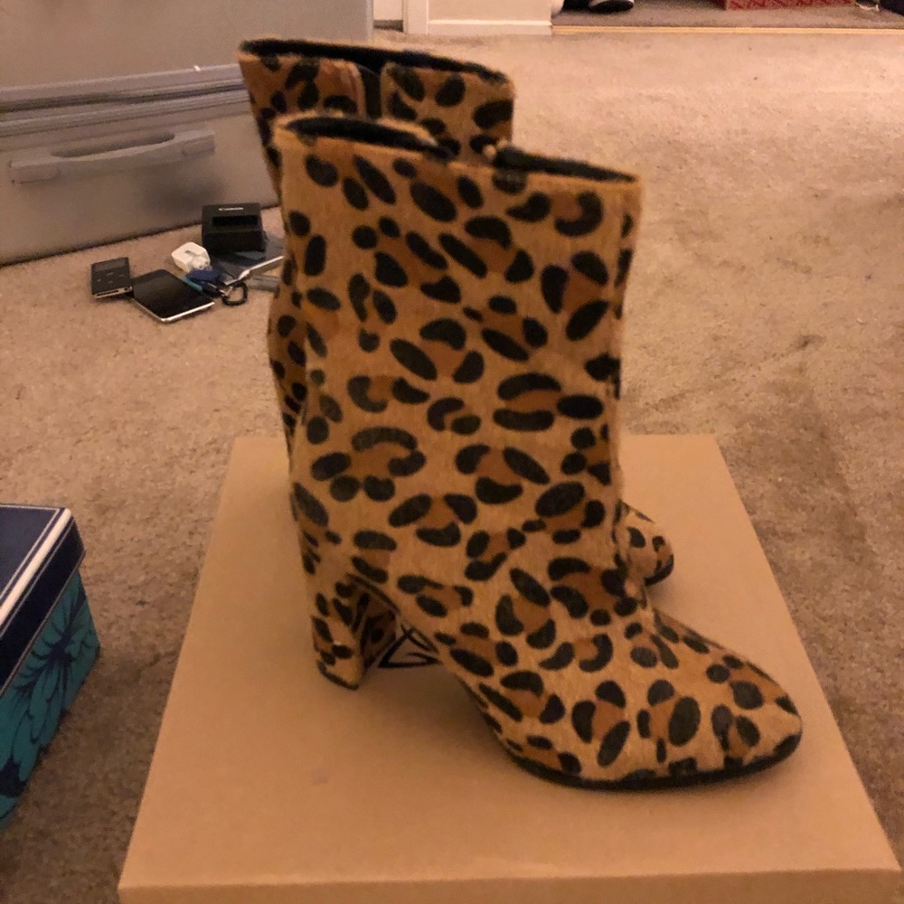 Leopard booties from VICI
